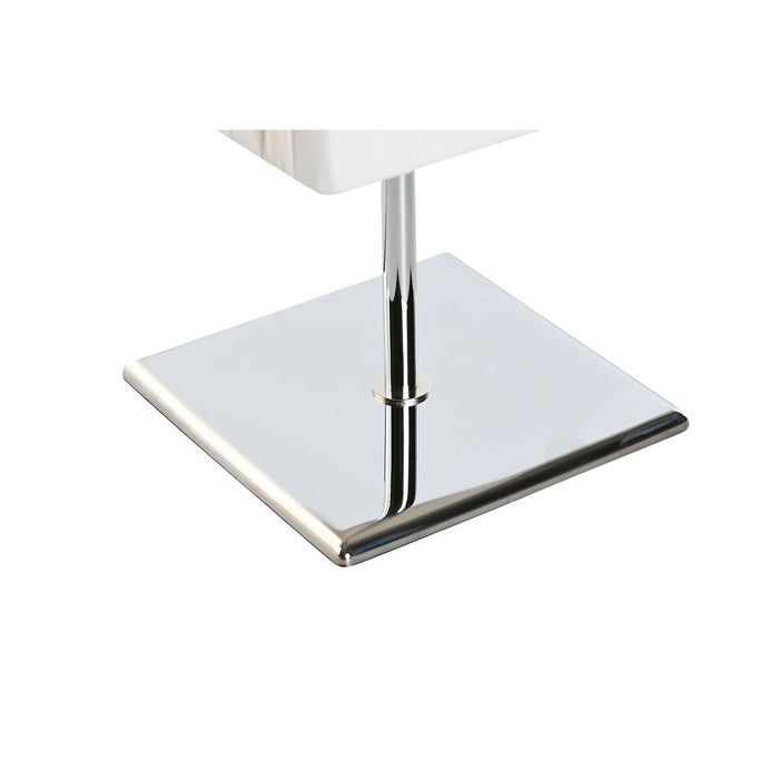 Настолна лампа Home ESPRIT Бял Сребрист полиетилен Желязо 50 W 220 V 15 x 15 x 43 cm