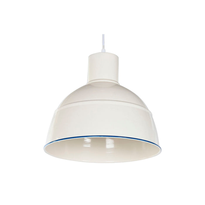 Полилей Home ESPRIT Син Бял Метал 50 W 32,5 x 32,5 x 30 cm