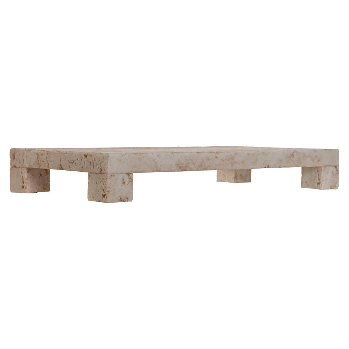 Украса за център на маса Home ESPRIT Бежов Смола 34 x 17 x 4 cm