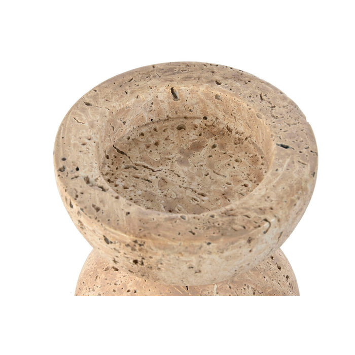 Поставка за свещ Home ESPRIT Бежов Магнезиев 12 x 12 x 12,7 cm