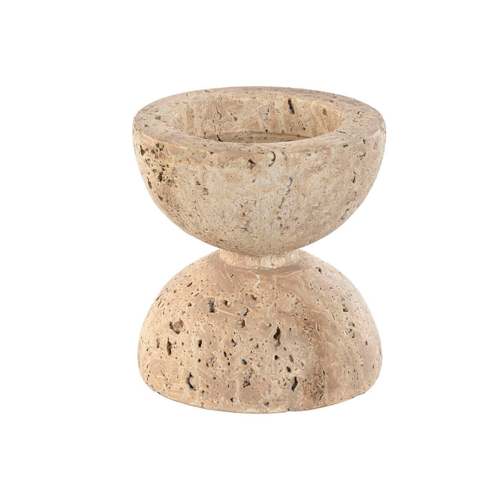 Поставка за свещ Home ESPRIT Бежов Магнезиев 12 x 12 x 12,7 cm