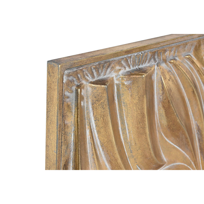 Декорация за стена Home ESPRIT Златен 94,5 x 4,5 x 94,5 cm (2 броя)