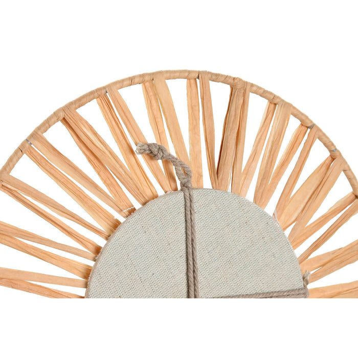 Игра на Огледала Home ESPRIT Естествен Scandi 20 x 2 x 20 cm (3 Части)