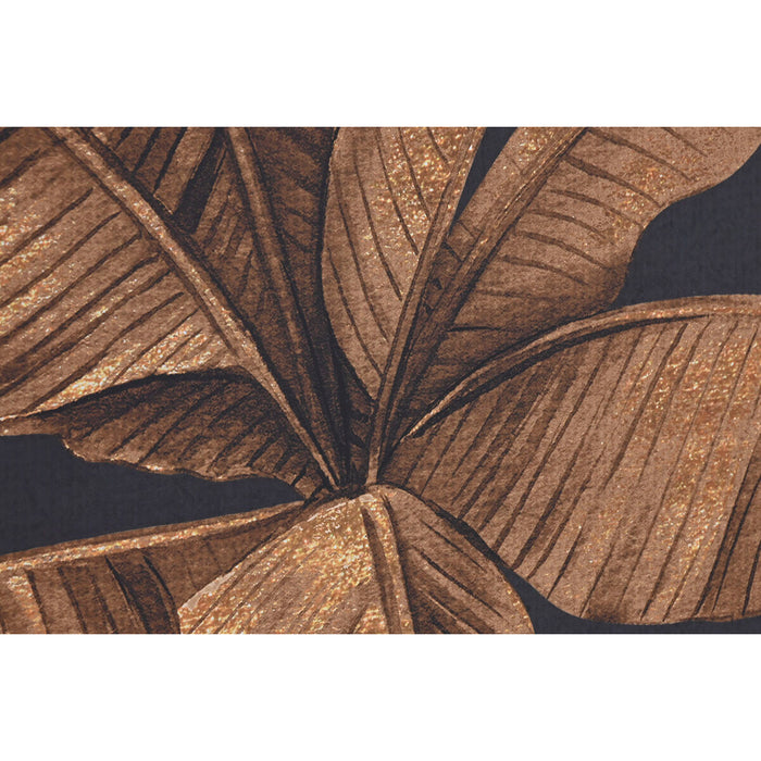 Картина Home ESPRIT Черен Златен Палми Тропически 103 x 4,5 x 143 cm (2 броя)