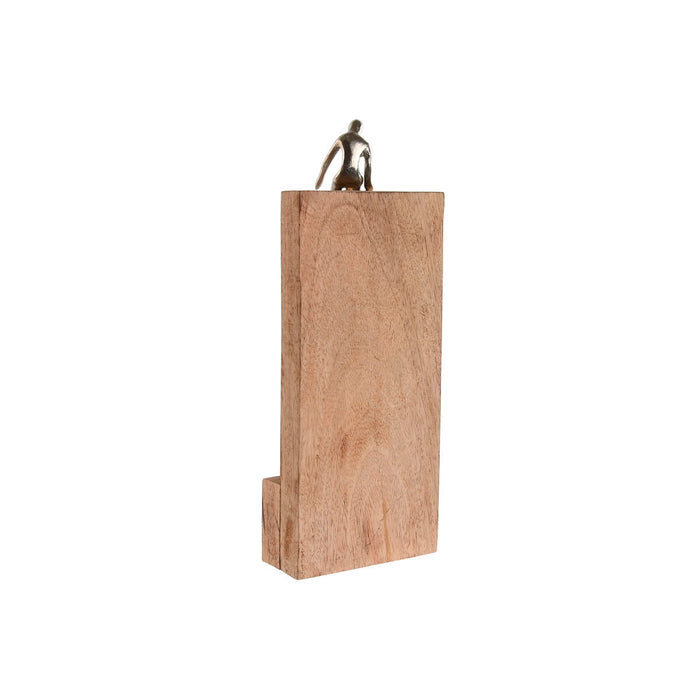 Декоративна фигурка Home ESPRIT Кафяв Сребрист Естествен 15 x 10 x 39 cm