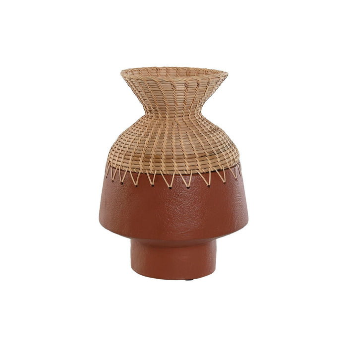 Ваза Home ESPRIT Естествен теракота 24 x 24 x 35 cm