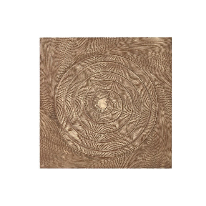 Декорация за стена Home ESPRIT Златен Модерен 120 x 3,5 x 120 cm