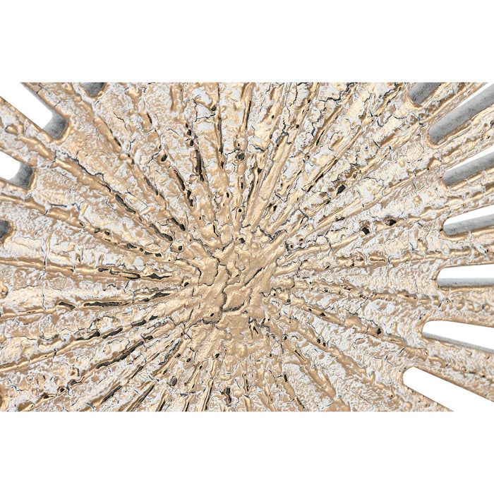 Декорация за стена Home ESPRIT Бял Златен Неокласически 91 x 3 x 91 cm