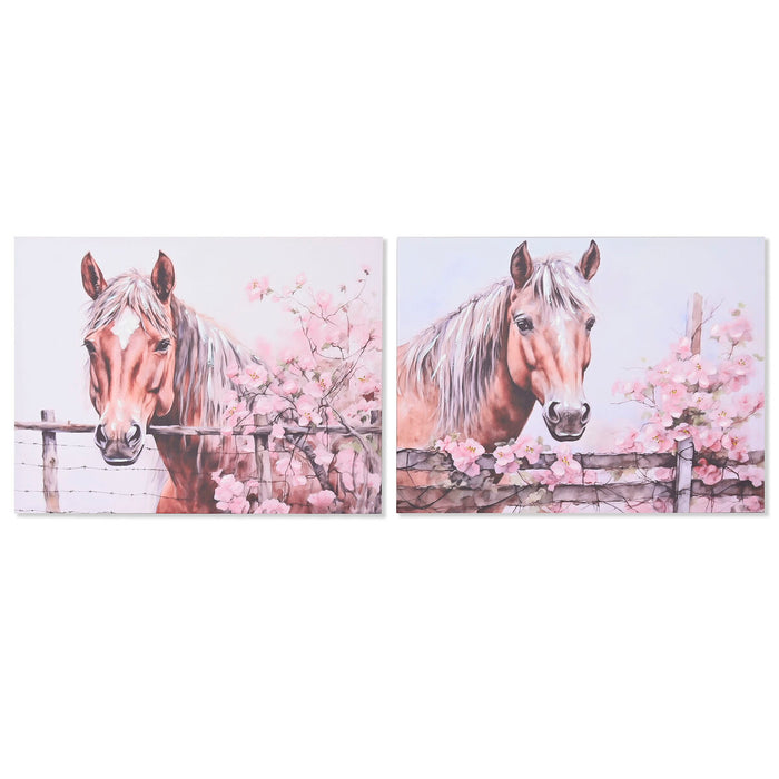 Пластно Home ESPRIT Пластно Дървен MDF 80 x 2,5 x 60 cm