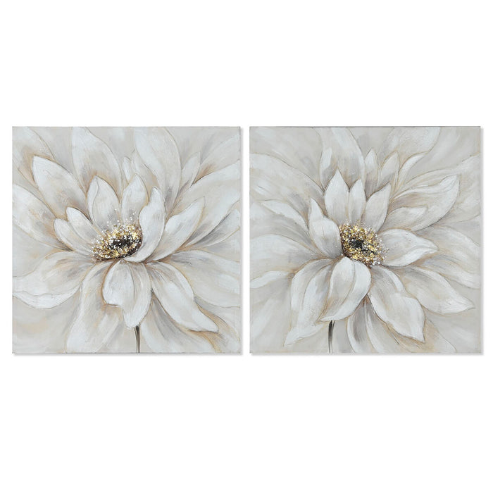 Пластно Home ESPRIT Пластно Дървен MDF 80 x 3 x 80 cm