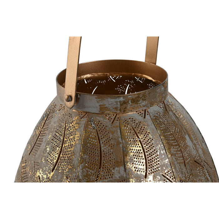 Комплект подложки за маса Home ESPRIT Златен Метал 25 x 25 x 28 cm