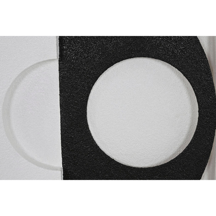 Картина 3D Home ESPRIT Гипс Дървен MDF 60 x 6,5 x 60 cm