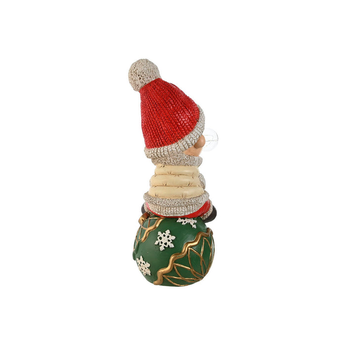 Коледна Украса Home ESPRIT Бял Червен Зелен 20,5 x 23 x 51 cm (2 броя)