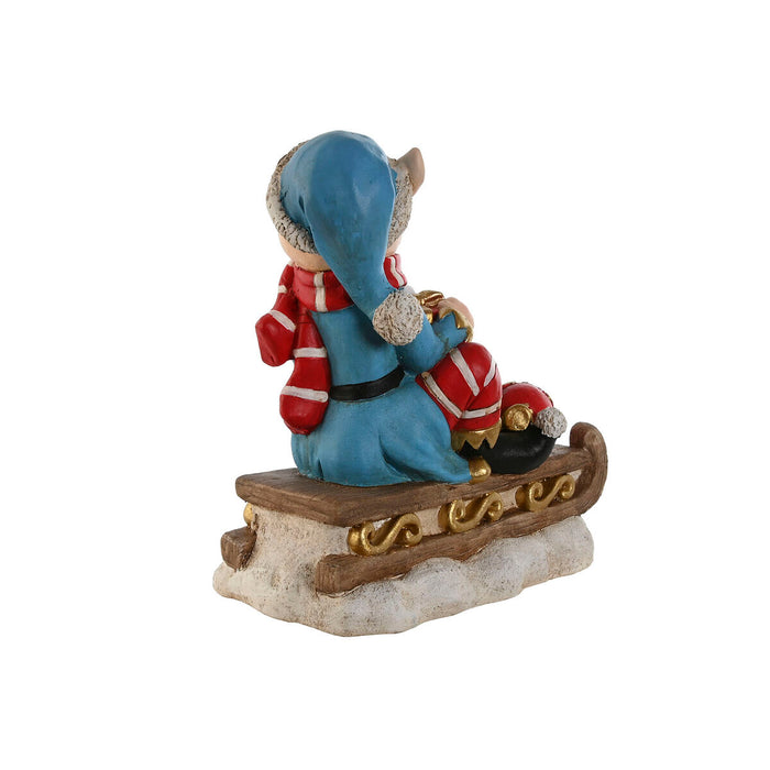 Коледна Украса Home ESPRIT Червен Зелен Многоцветен 33 x 18 x 35 cm