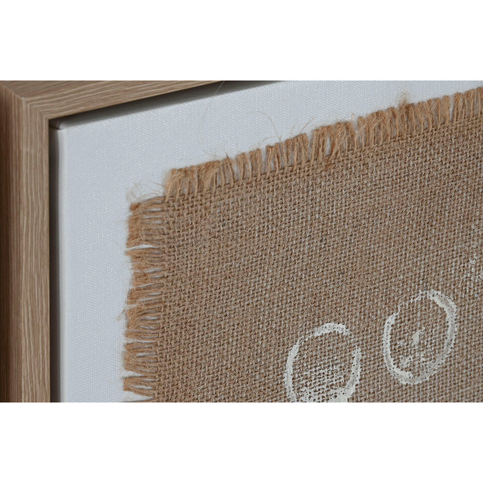 Картина Home ESPRIT Бял Бежов Модерен 60 x 3,8 x 60 cm (2 броя)