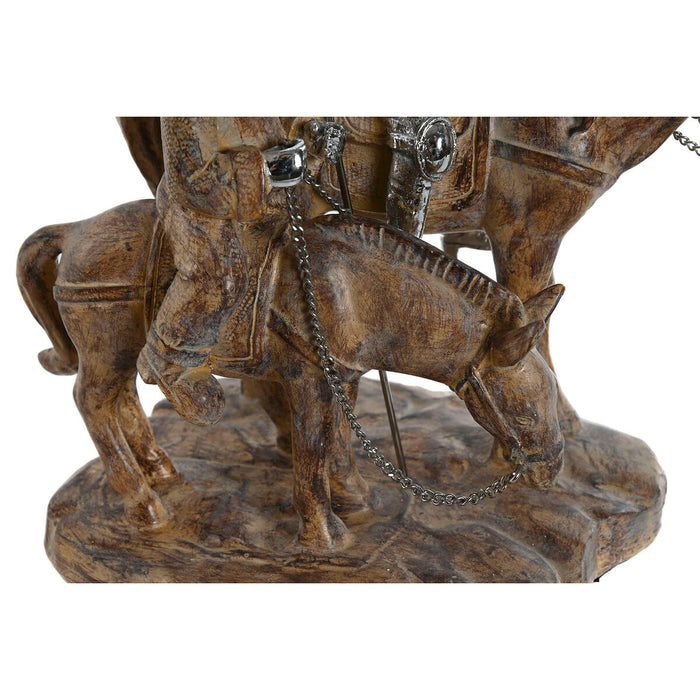 Декоративна фигурка Home ESPRIT Сребрист Естествен Смола 20,5 x 13 x 26 cm