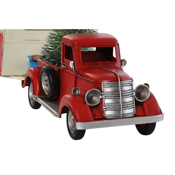 Коледна Украса Home ESPRIT Червен Караван 73 x 19 x 28,5 cm