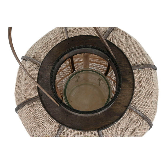 Поставка за свещ Home ESPRIT Естествен Юта Бамбук 29,5 x 29,5 x 46 cm