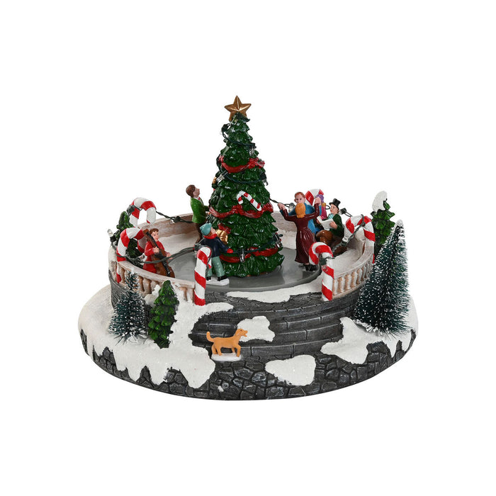Коледна Украса Home ESPRIT Многоцветен Музикален 25 X 24 X 18 cm