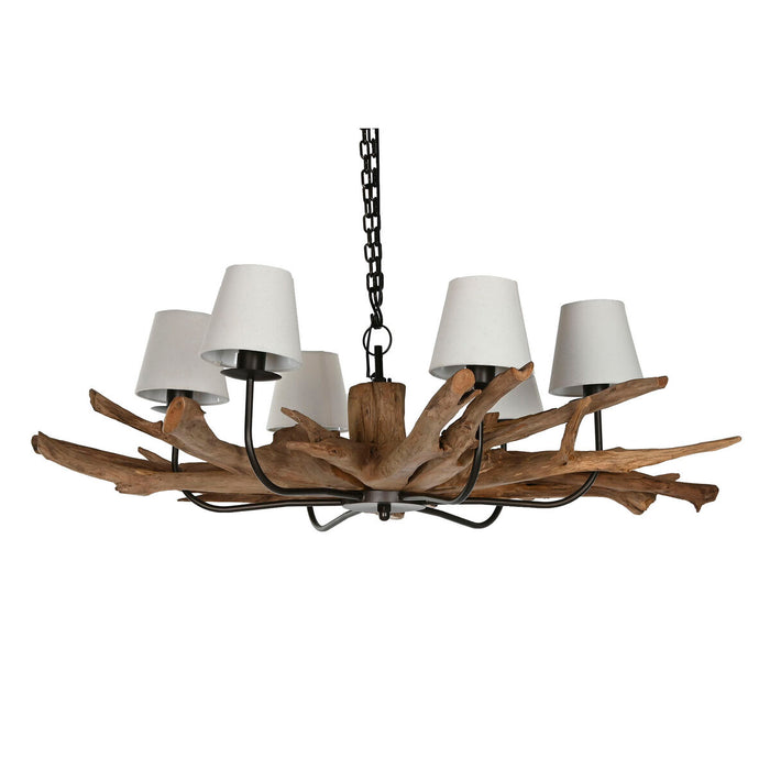 Полилей Home ESPRIT Желязо тиково дърво 130 X 130 X 35 cm