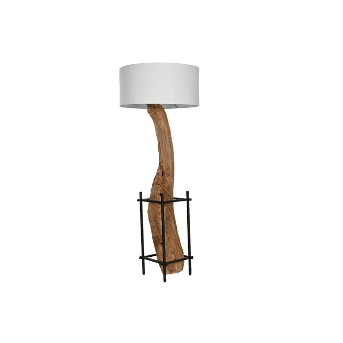 Полилей Home ESPRIT Желязо тиково дърво 65 x 65 x 50 cm