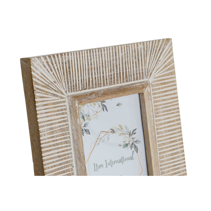 Рамка за снимки Home ESPRIT Бял Дърво манго Модерен 19 x 1 x 24 cm