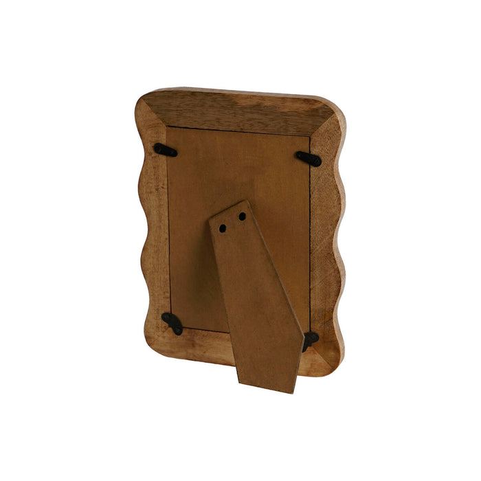 Рамка за снимки Home ESPRIT Естествен Дърво манго Вълни Град 21,5 x 1,5 x 26,5 cm