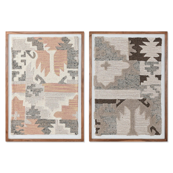 Картина Home ESPRIT Памук Aкациево дърво 75 x 3 x 105 cm