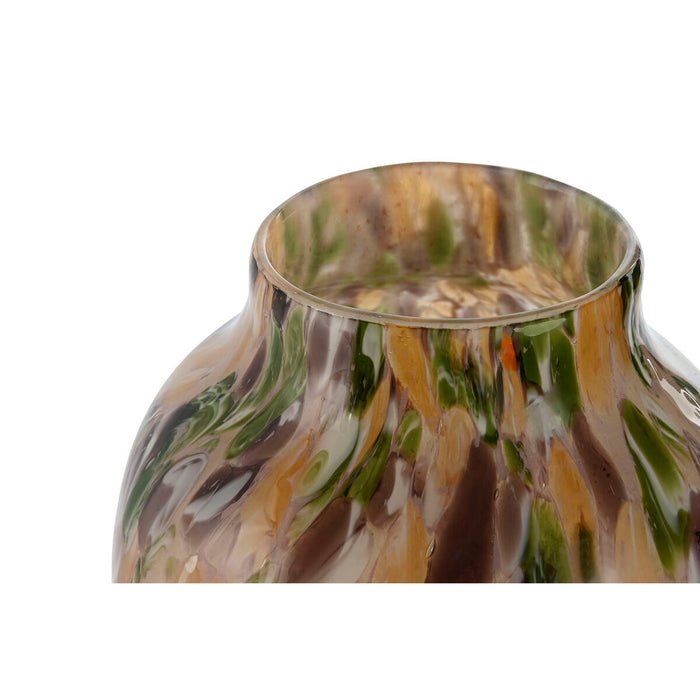 Ваза Home ESPRIT Многоцветен Кристал Модерен 18 x 18 x 41,5 cm