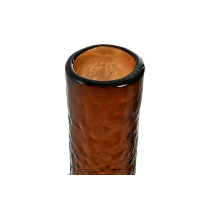 Ваза Home ESPRIT Кафяв Кристал Модерен 12,5 X 12,5 X 50,5 cm