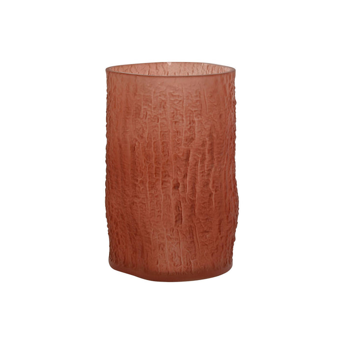 Ваза Home ESPRIT теракота Кристал Модерен 14 x 14 x 21 cm