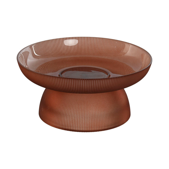 Украса за център на маса Home ESPRIT Кафяв Кристал 23,5 X 23,5 X 11 cm