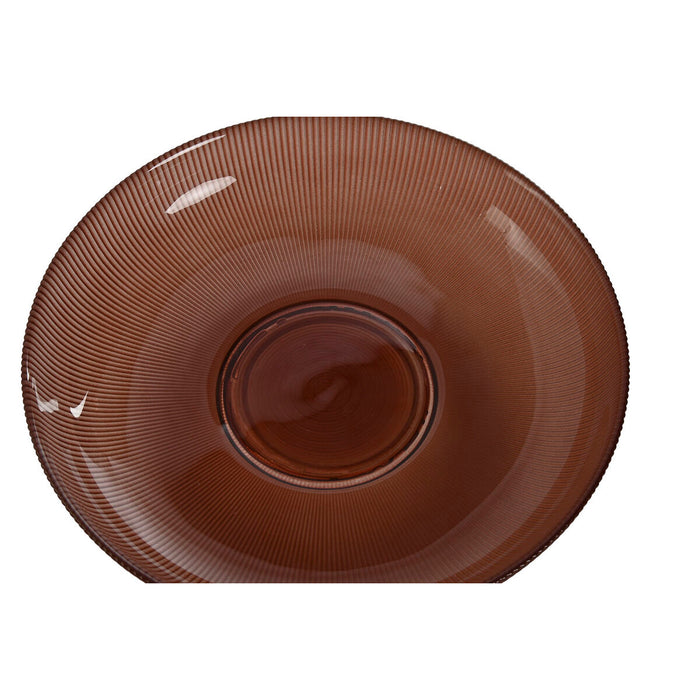 Украса за център на маса Home ESPRIT Кафяв Кристал 23,5 X 23,5 X 11 cm