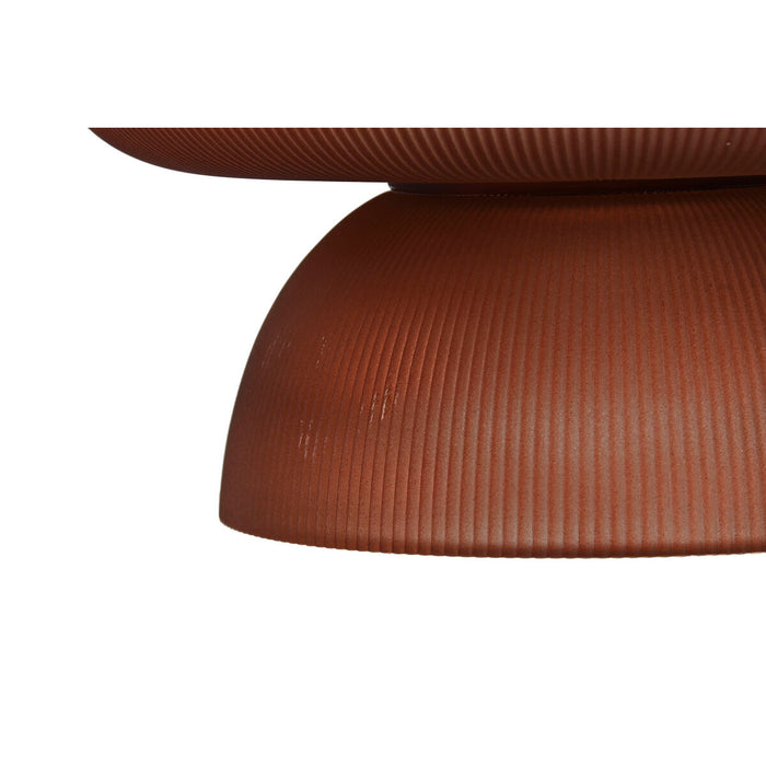 Украса за център на маса Home ESPRIT Кафяв Кристал 23,5 X 23,5 X 11 cm