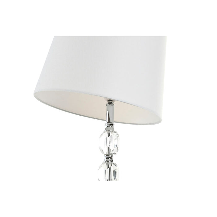 Лампион Home ESPRIT Бял Сребрист 50 W 220 V 35 x 35 x 150 cm (3 Части)