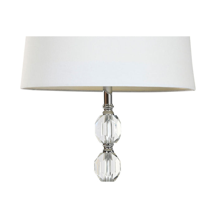 Лампион Home ESPRIT Бял Сребрист 50 W 220 V 35 x 35 x 150 cm (3 Части)
