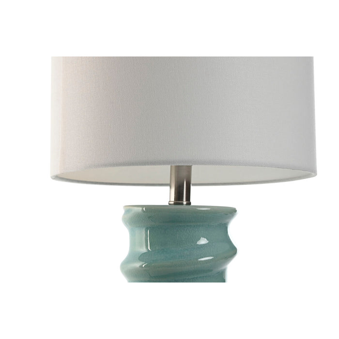 Настолна лампа Home ESPRIT Бял Небесно синьо 50 W 220 V