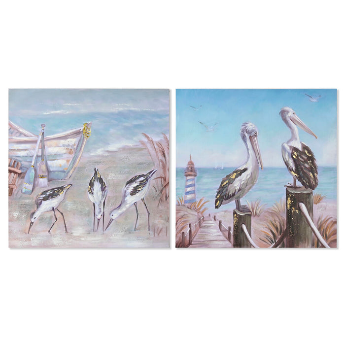 Пластно Home ESPRIT Ела Пластно 80 x 3 x 80 cm