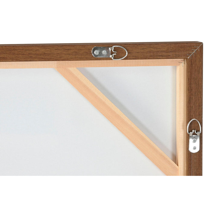 Картина Home ESPRIT Кафяв Бежов Абстрактен Град 100 x 4 x 100 cm (2 броя)