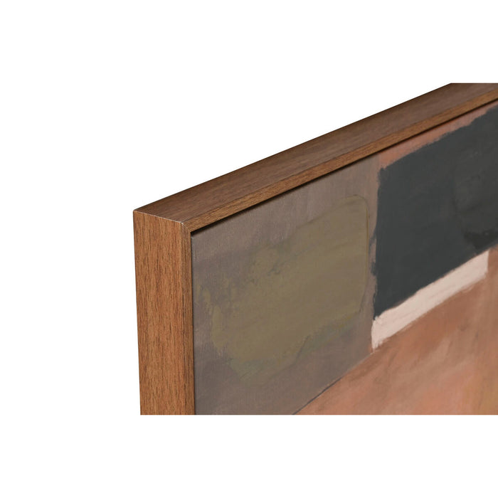 Картина Home ESPRIT Кафяв Бежов Абстрактен Град 100 x 4 x 100 cm (2 броя)