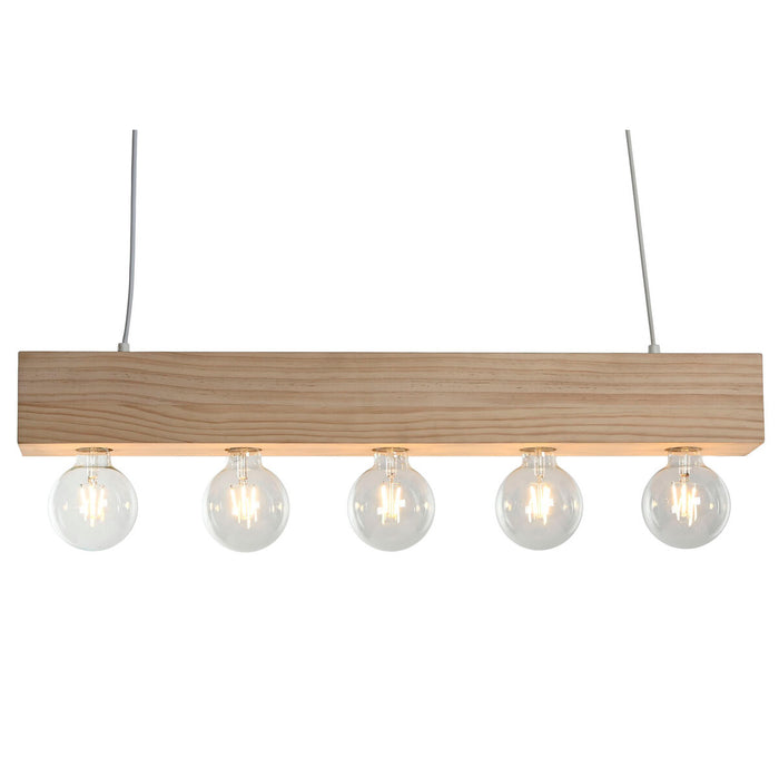 Полилей Home ESPRIT Бял Черен Светло кафяв Дървен 50 W 80 x 10 x 30 cm