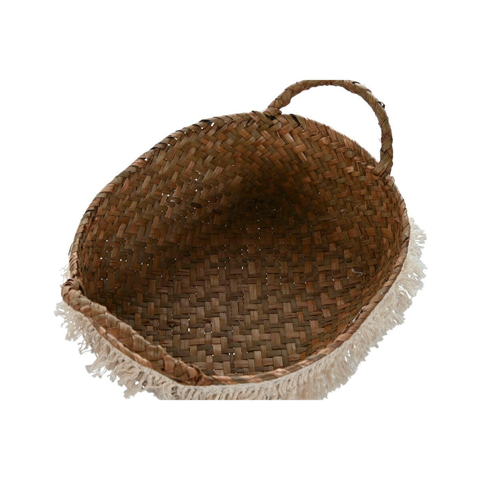 Игра на Кошници Home ESPRIT Естествено влакно Boho Износени 33 x 25 x 15 cm