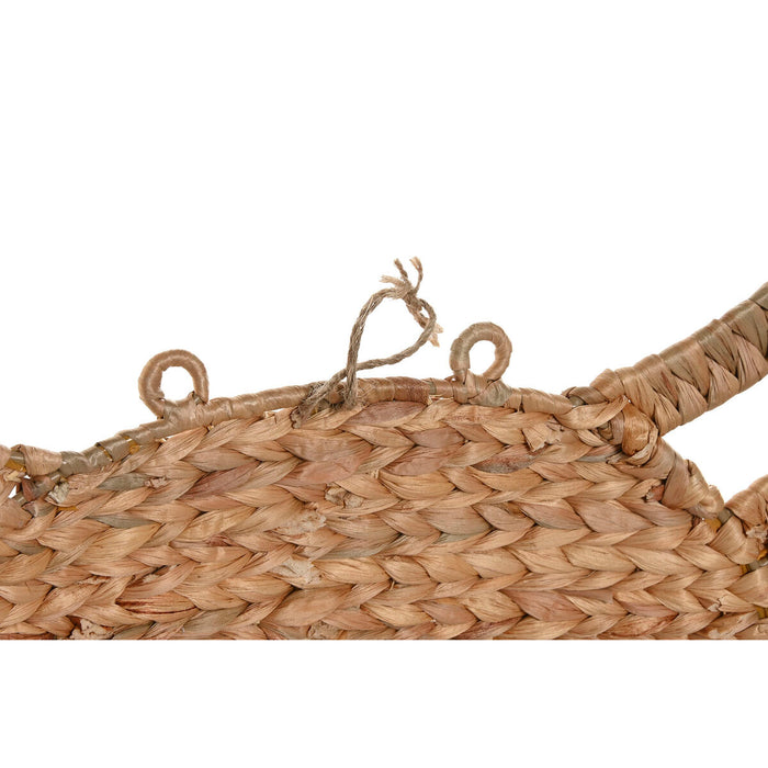 Декорация за стена Home ESPRIT Естествен Средиземноморско 55 x 5 x 53 cm (2 броя)