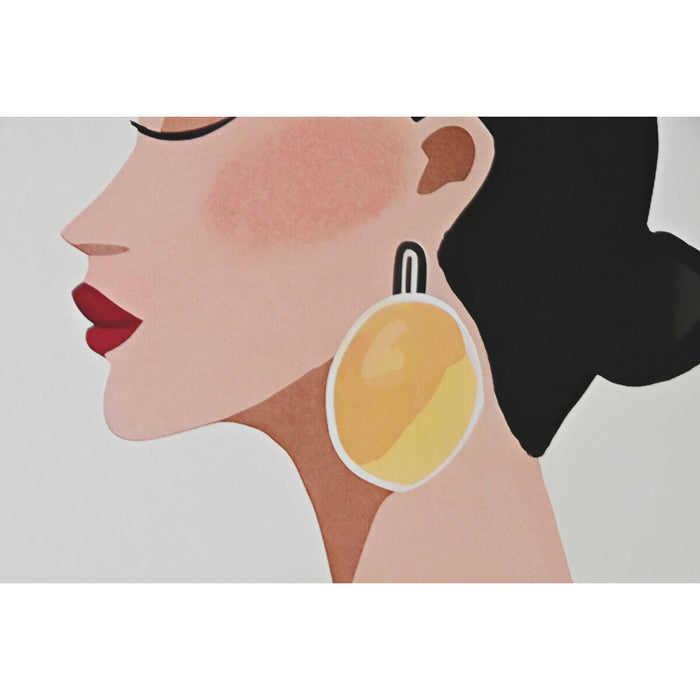 Пластно Home ESPRIT Жълт Зелен Средиземноморско chica 82,5 x 3,5 x 122,5 cm (2 броя)