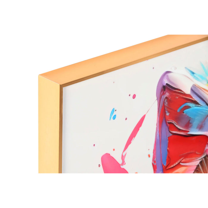 Картина Home ESPRIT Алуминий Дървен MDF 80 x 3,5 x 80 cm