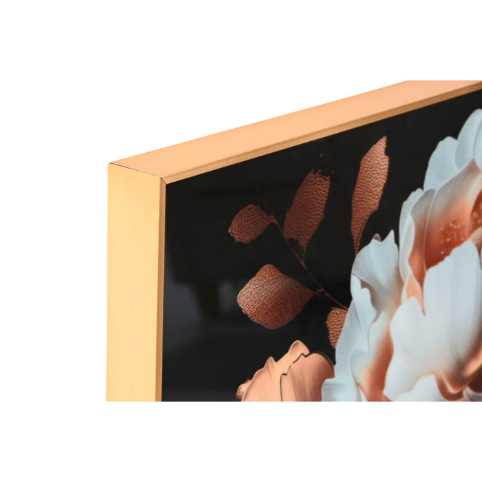 Картина Home ESPRIT Алуминий Дървен MDF 80 x 3,5 x 80 cm