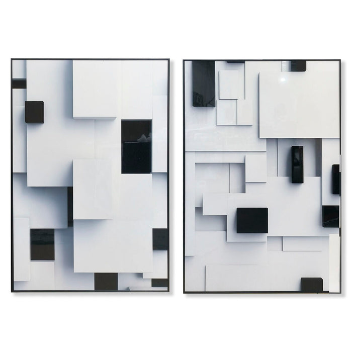 Картина Home ESPRIT Алуминий Дървен MDF 80 x 3,5 x 120 cm