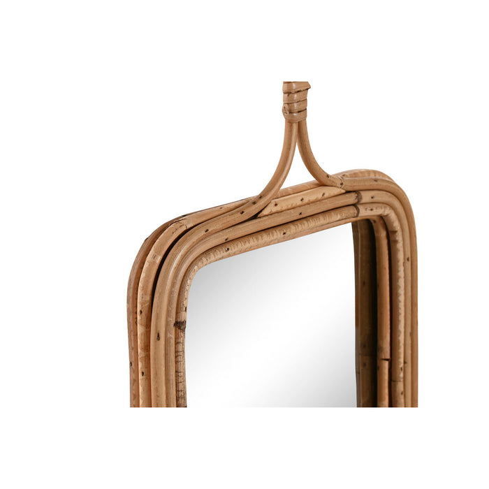 Стенно огледало Home ESPRIT Естествен 24 x 2,5 x 40 cm (2 броя)