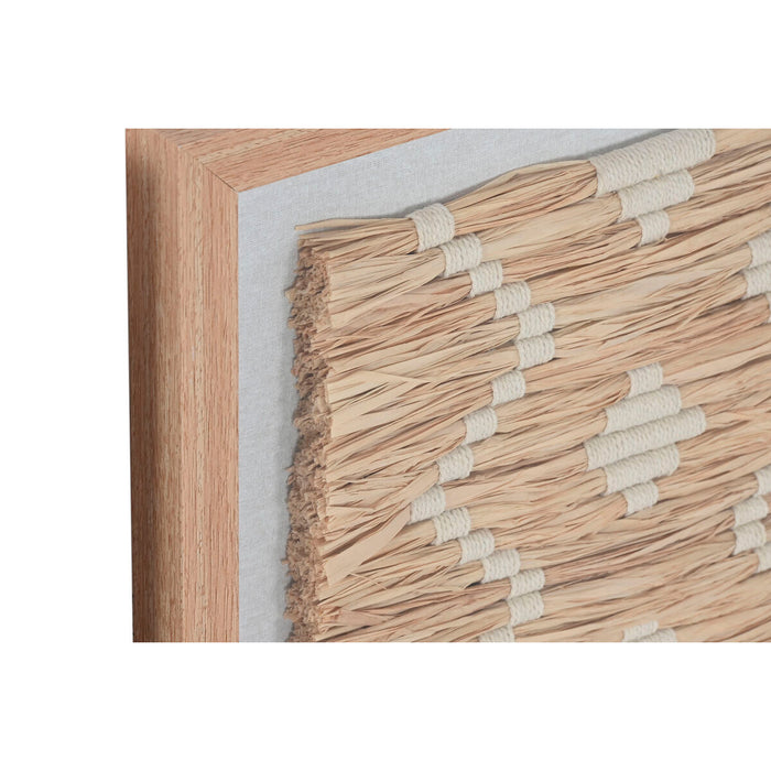 Картина Home ESPRIT Рафия Кристал 40 x 3 x 40 cm