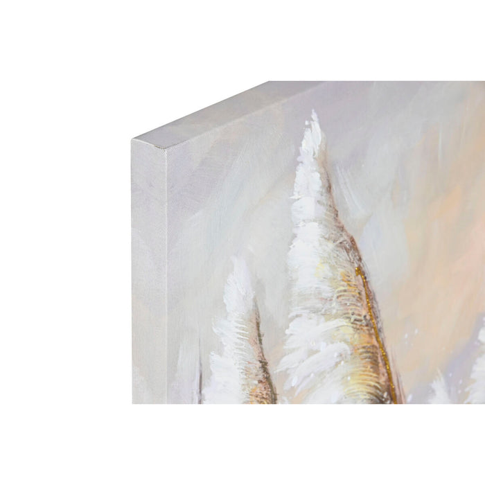 Пластно Home ESPRIT Пластно Дървен MDF 80 x 3 x 80 cm